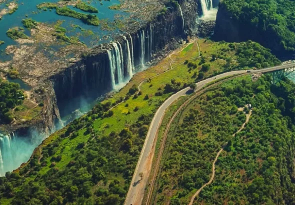 Rainbow's Embrace: The Enchanting Beauty of Victoria Falls