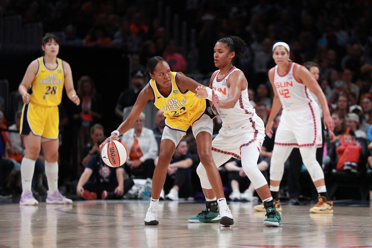 los angeles sparks vs connecticut sun match player stats